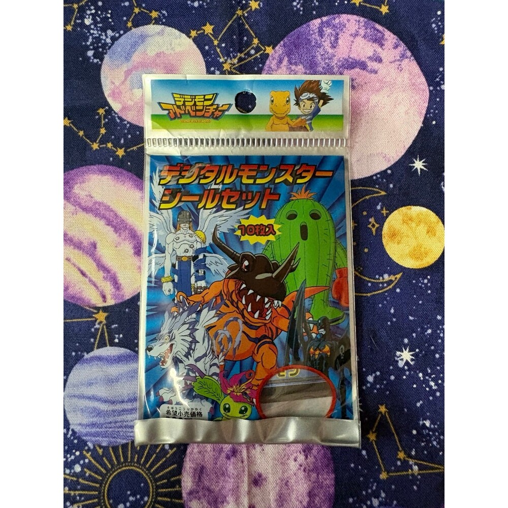 Vintage Japan Digimon Sticker Card Pack